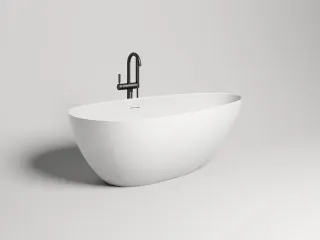 Ванна из искусственного камня Salini Paola In S-Sense 101612GRH 172x82см RAL снаружи